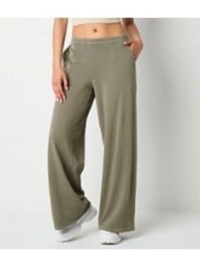 Wide-Leg Olive Lounge Pants - Women's - Sz XXL
